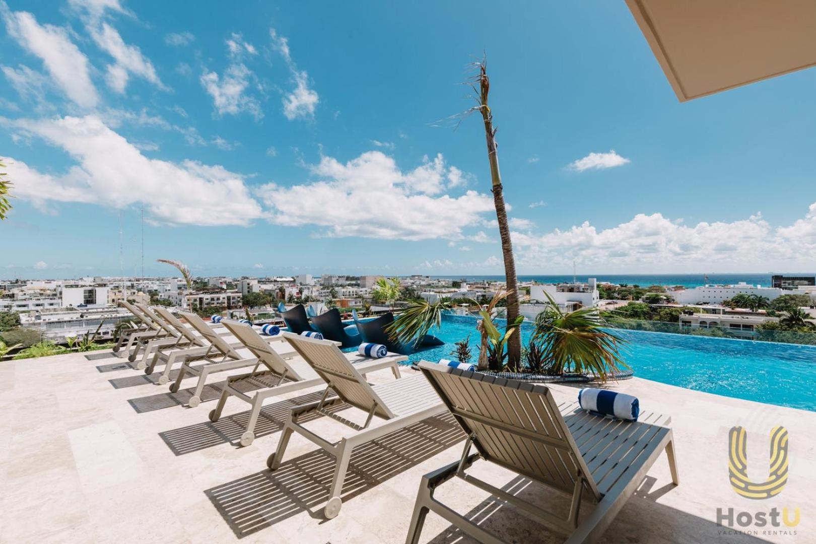 Апартаменти Luxury Dep Whit Pool Плайя-дель-Кармен Екстер'єр фото